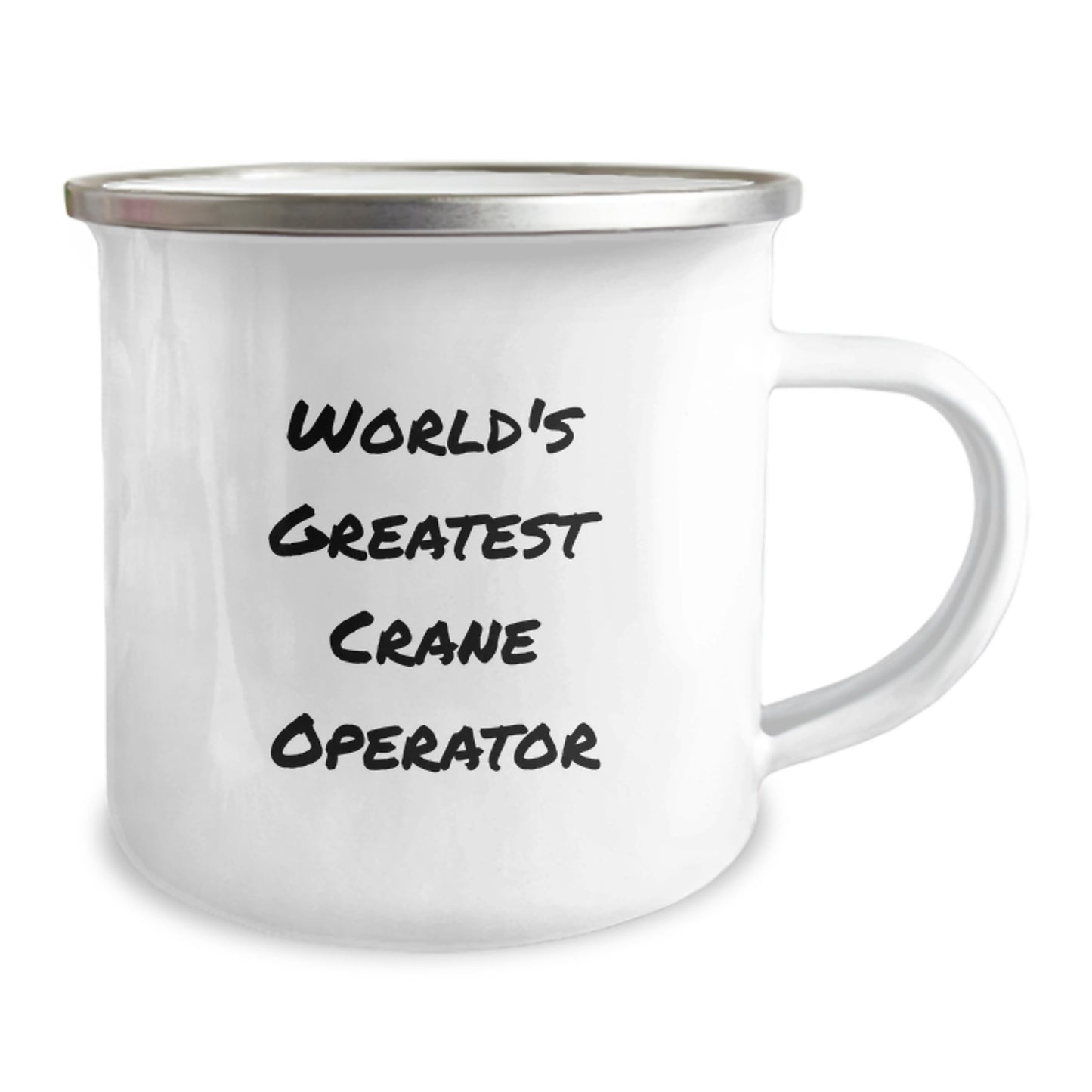 Funny Crane Operator Gifts from Friends - World's Greatest Camping Mug Valentine's Unique Gifts for Crane Operator Men - Image 2
