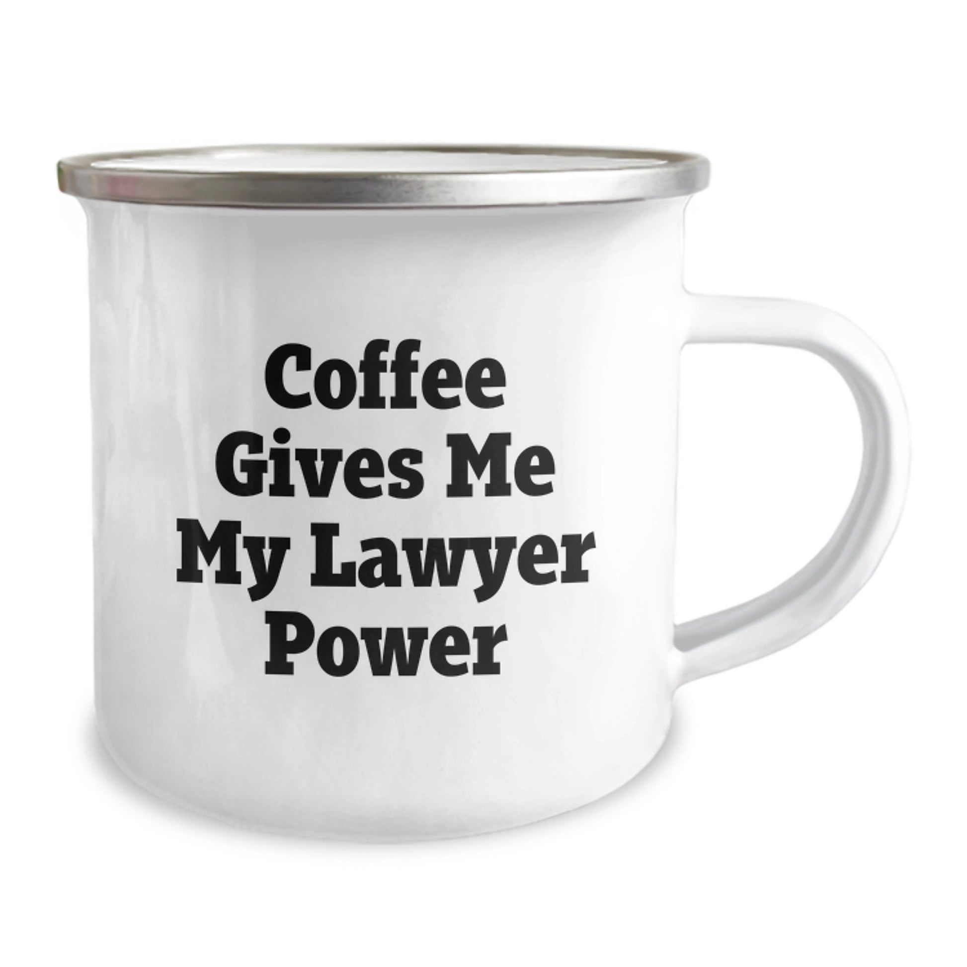 Funny Lawyer Gifts for Men - Coffee Gives Me My Lawyer Power Camping Mug, Perfect Christmas Unique Gifts from Husband to Lawyer Friend - Image 2