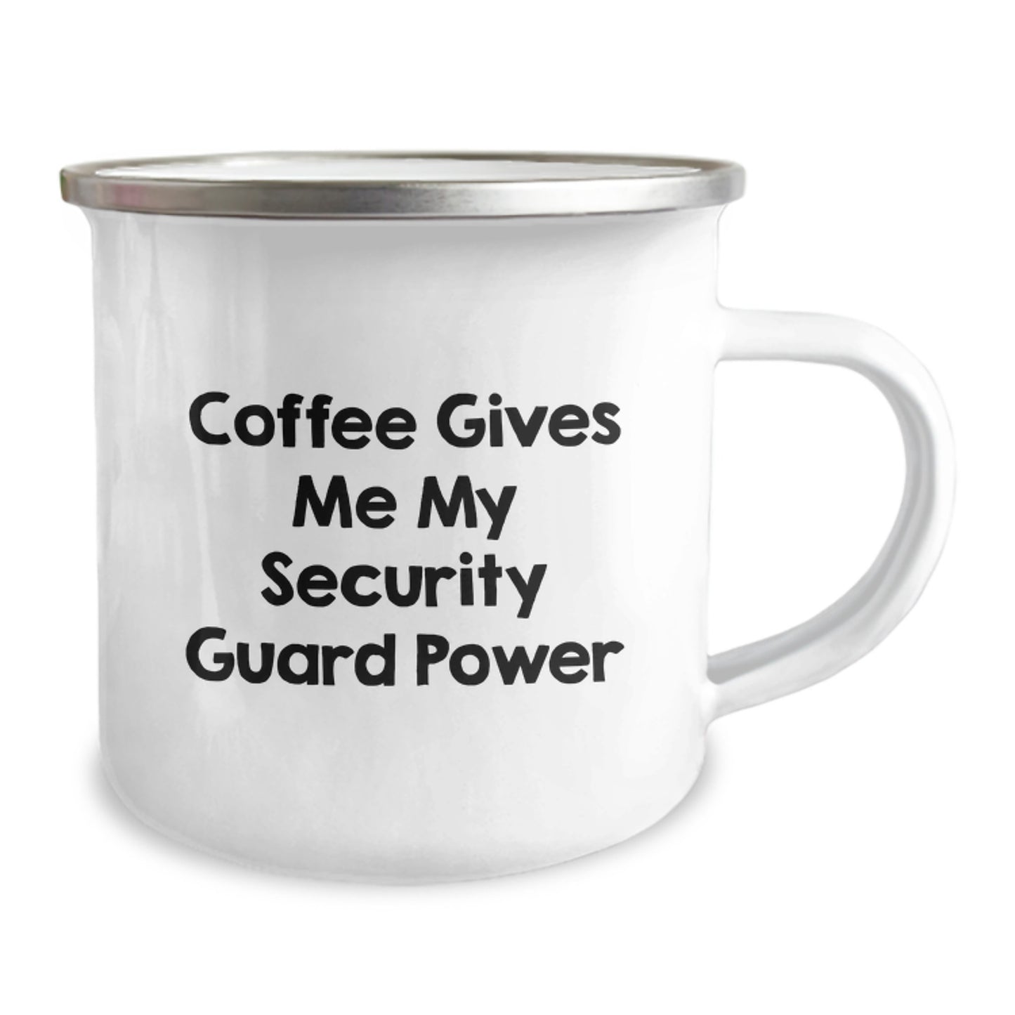 Funny Coffee Lovers Gifts for Security Guard Friends Stainless Steel Camping Mug - Image 2