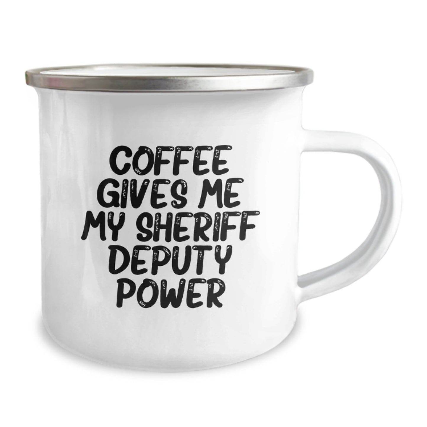 Sheriff Deputy Camping Mug - Funny Coffee Quote for Sheriff Deputy Gifts, Birthday Unique Gifts from Men to Sheriff Deputy - Image 2