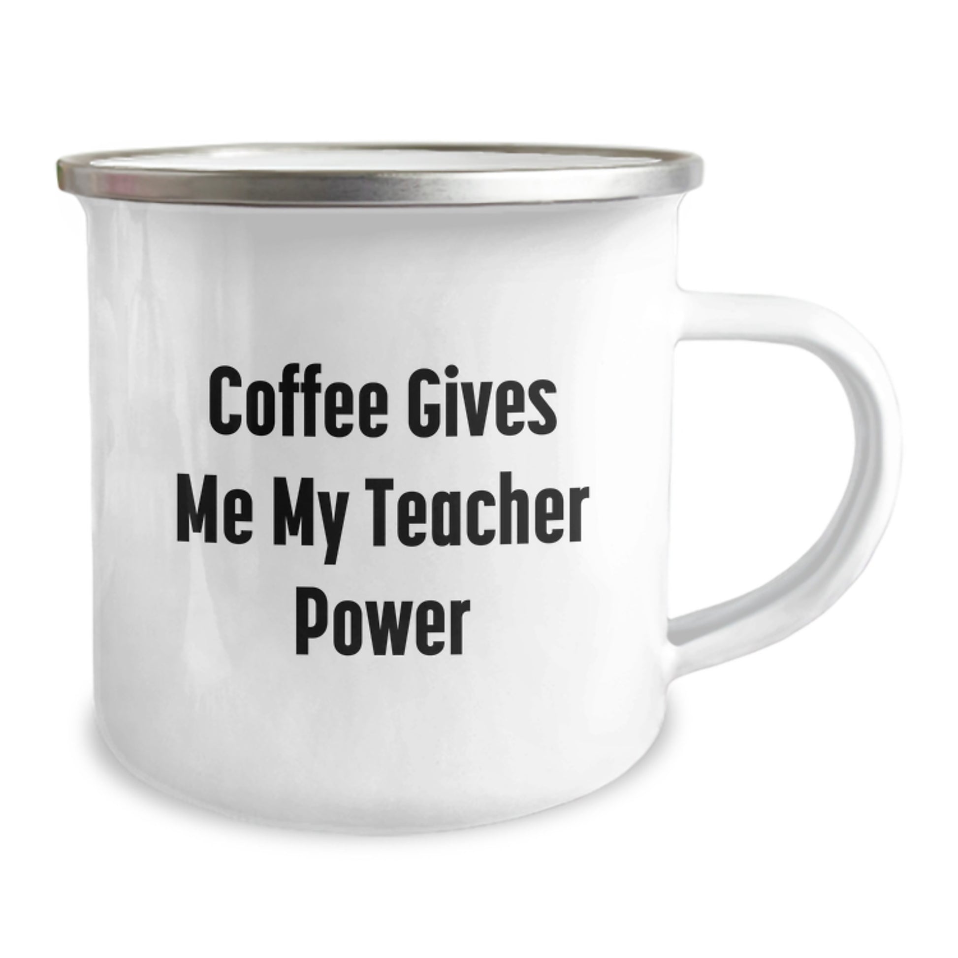 Teachers Love Coffee, Gifts from Coworkers for Graduation Teacher, Funny Camping Mug - Image 2