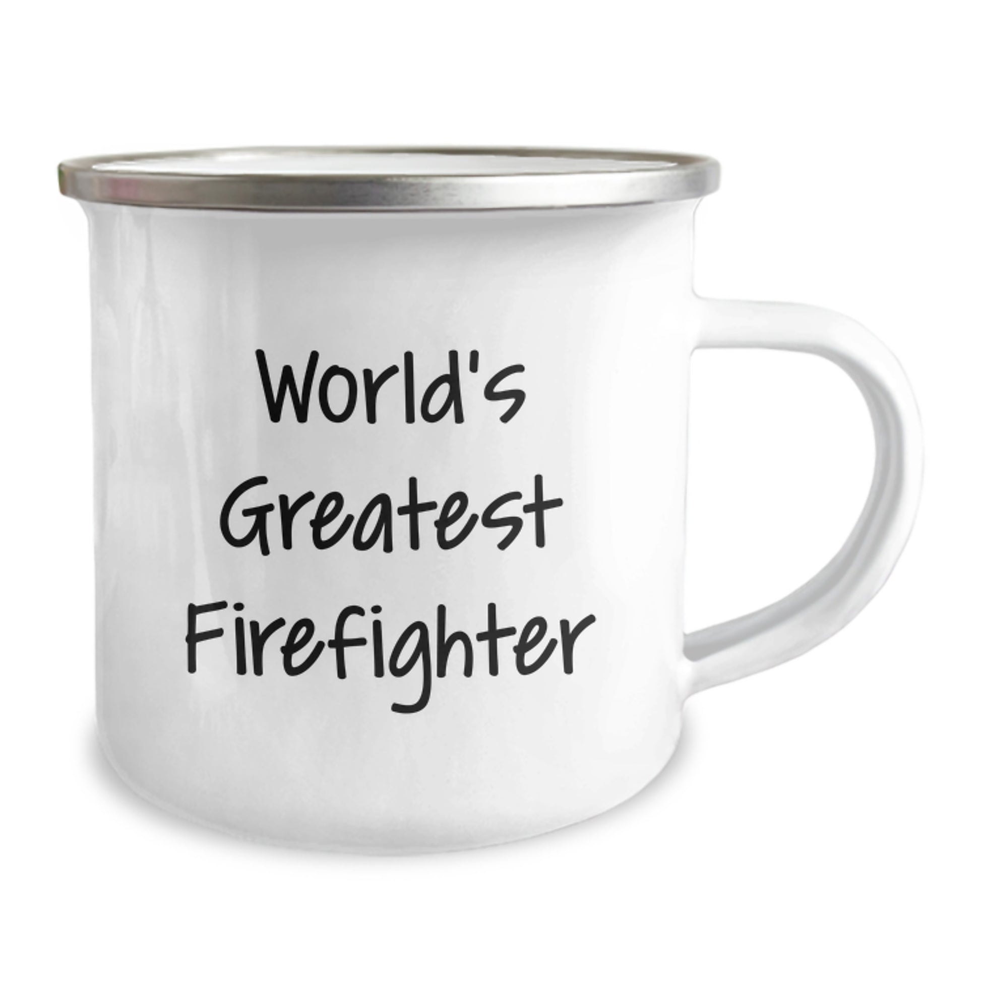 Funny Firefighter Gifts from Men, Firefighter Funny Camping Mug for Birthday Unique Gifts, World's Greatest Firefighter Quote - Image 2