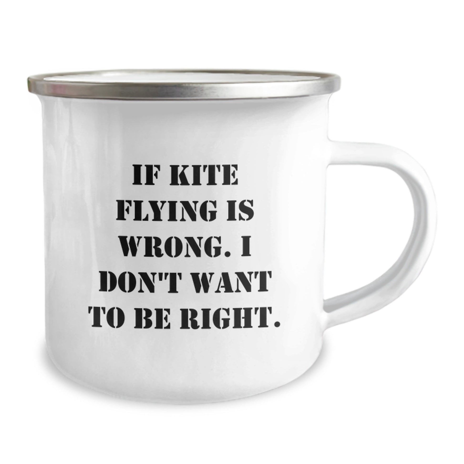 Funny Kite Flying Gifts for Men - Inspirational Camping Mug, Kite Flying Quote, Gifts from Friends, Kite Flying Enthusiast, Stainless Steel, Christmas Unique Mug - Image 2