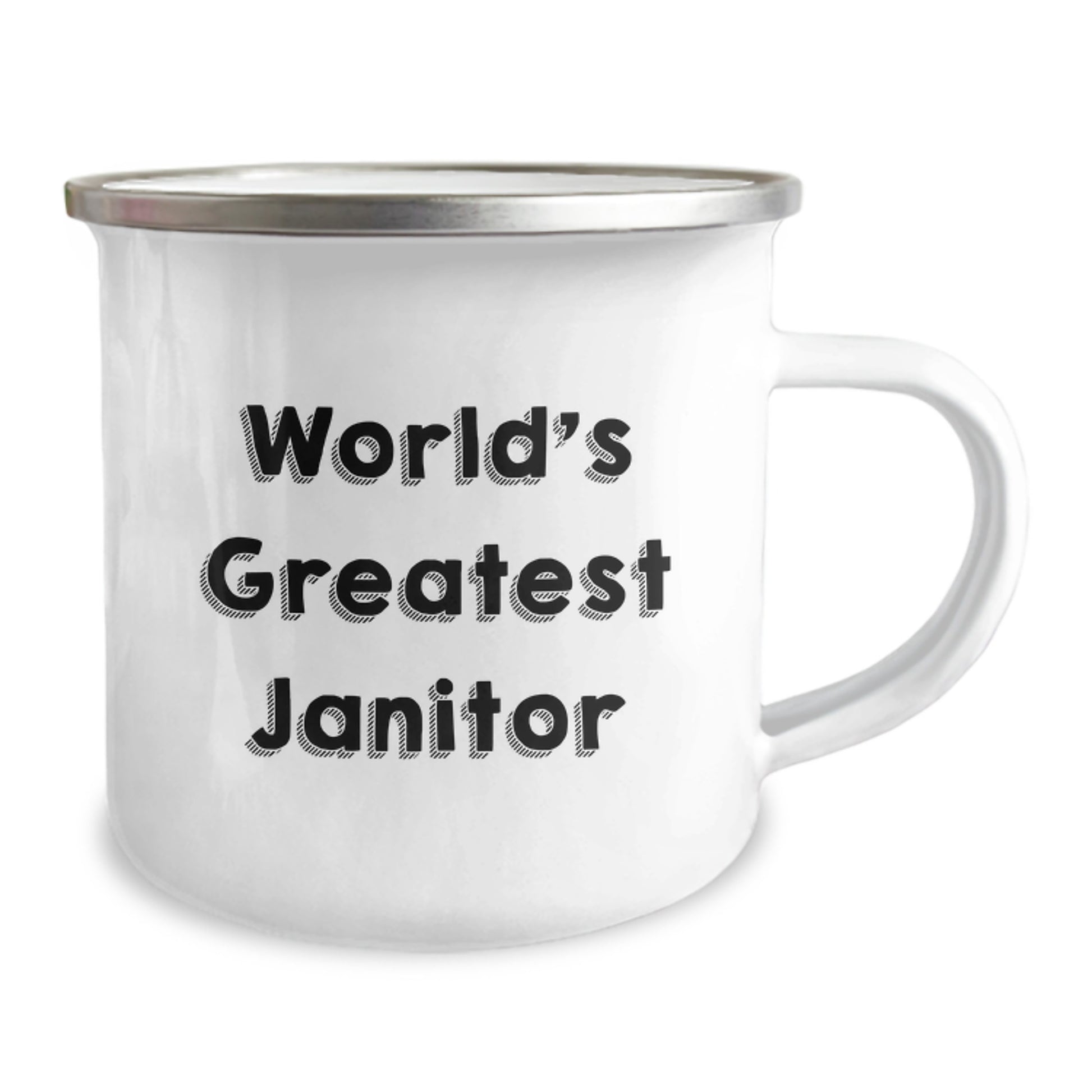 Funny Janitor Gifts for Men Women Friends Coworkers Family - World's Greatest Janitor Camping Mug, Perfect for Christmas Unique Gifts - Image 2