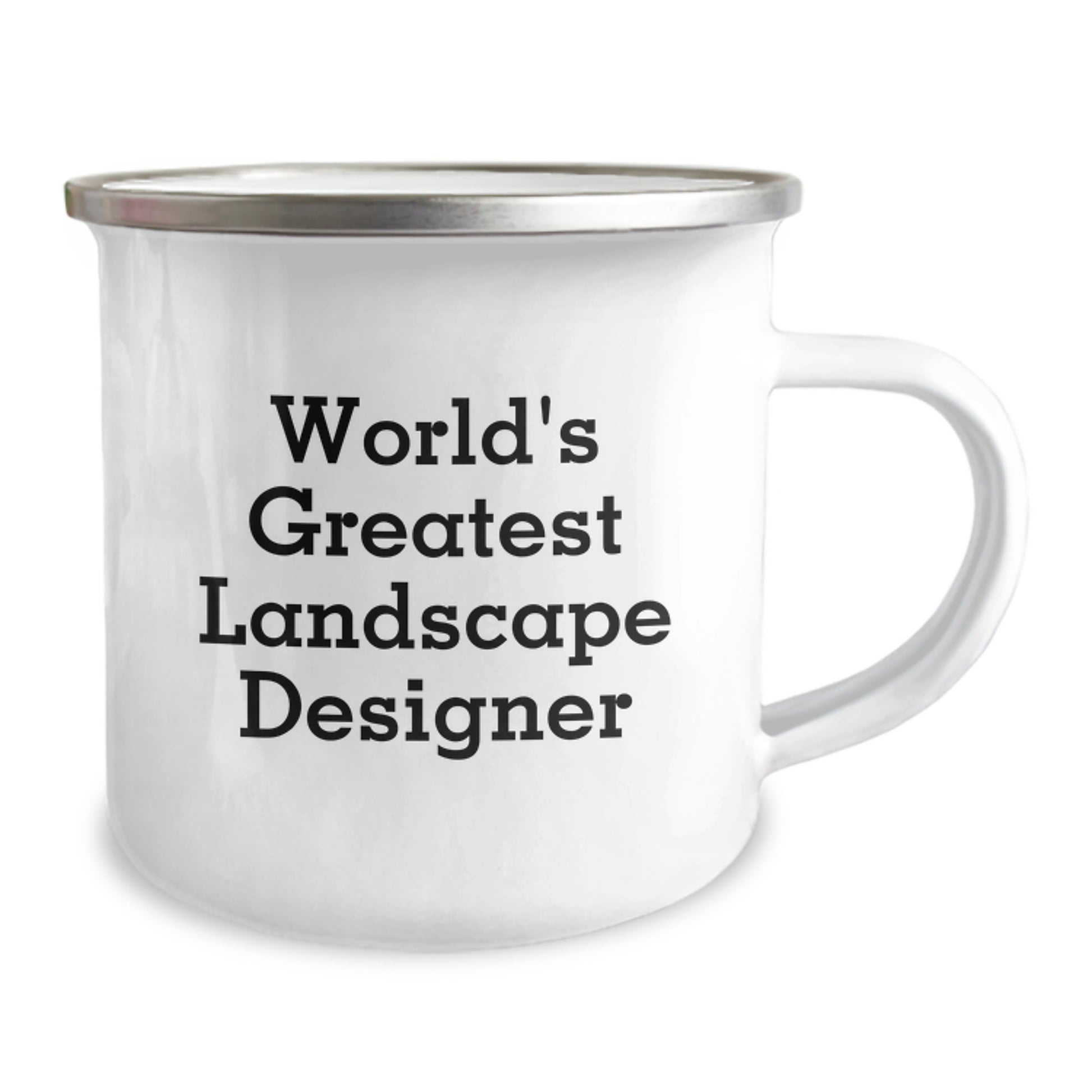 Funny World's Greatest Landscape Designer Gifts from Friends for Men Camping Mug - Image 2
