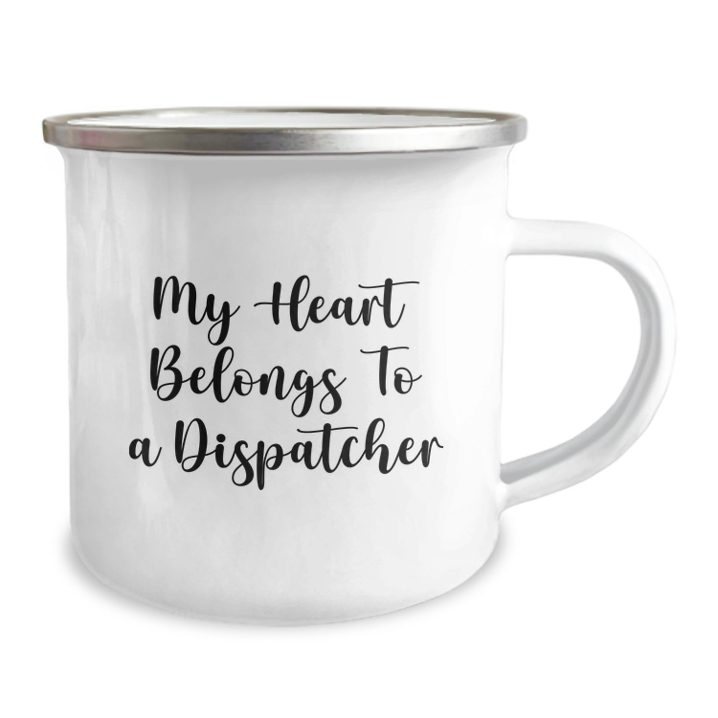 Dispatcher Love Funny Camping Mug, Gifts for Dispatcher Friends Birthday Unique Gifts from Men - Image 2