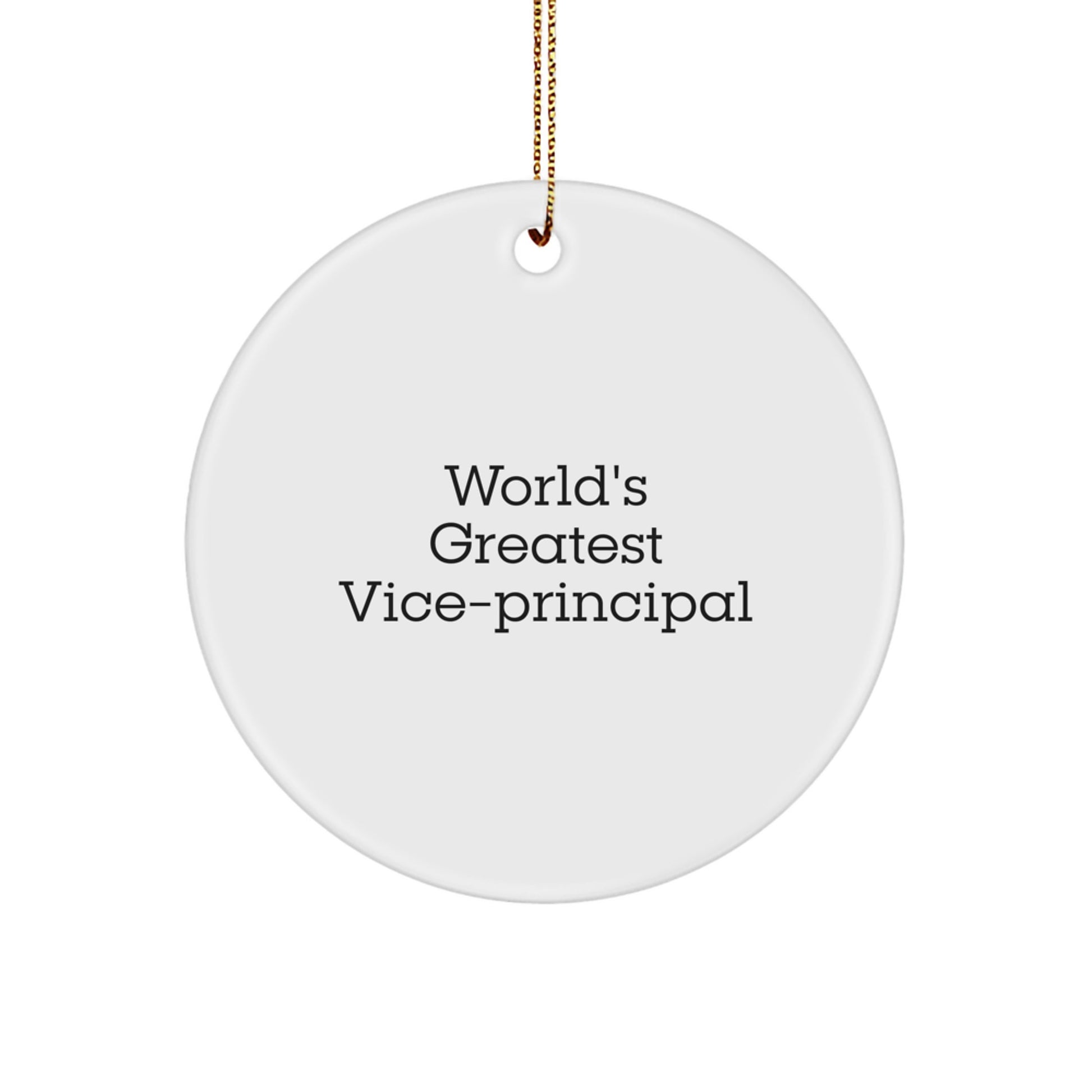 World's Greatest Vice-principal Funny Quote Gifts for Vice-principal, Unique Christmas Unique Gifts from Friends for Vice-principal Office Decor - Image 1
