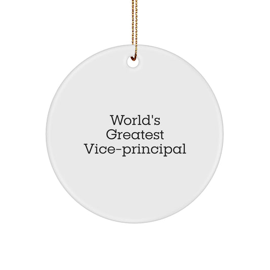 World's Greatest Vice-principal Funny Quote Gifts for Vice-principal, Unique Christmas Unique Gifts from Friends for Vice-principal Office Decor - Image 1
