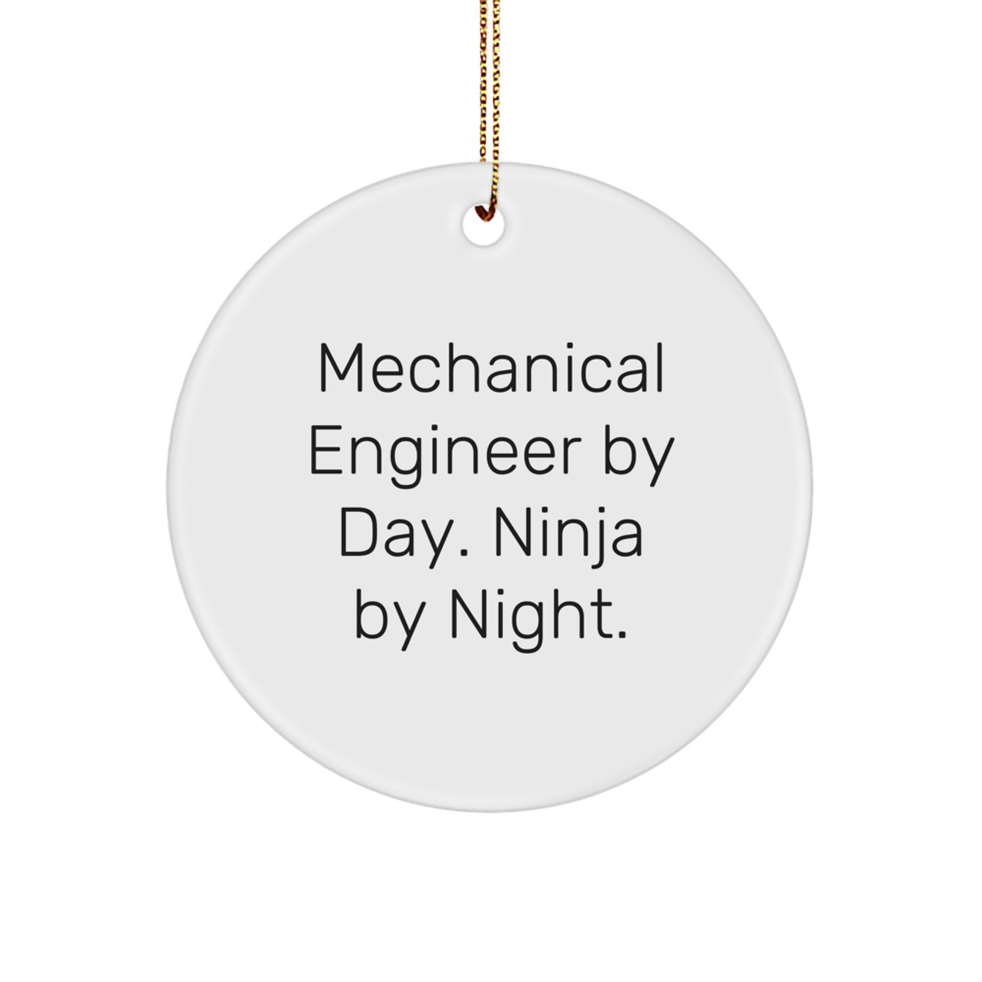 Christmas Gift Mechanical Engineer Circle Ornament for Teens Surprise - Image 1