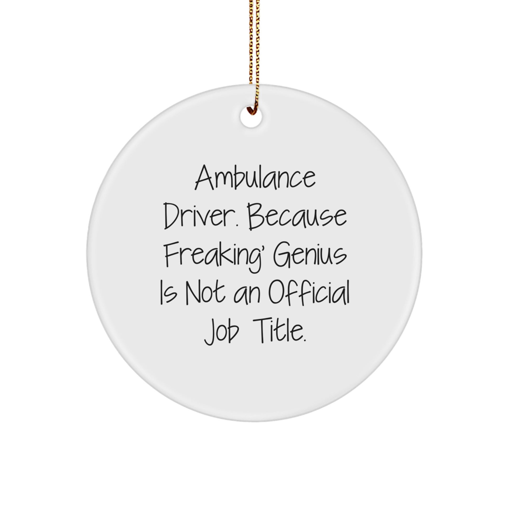 Funny Ambulance Driver Gifts from Friends for Ambulance Driver Men, Ambulance Driver Christmas Unique Gifts for Ambulance Driver Husband - Image 1