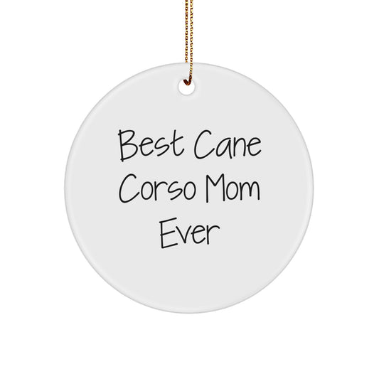 Funny Cane Corso Dog Mom Gifts from Men Women to Family Friends on Christmas Unique Ornaments - Image 1
