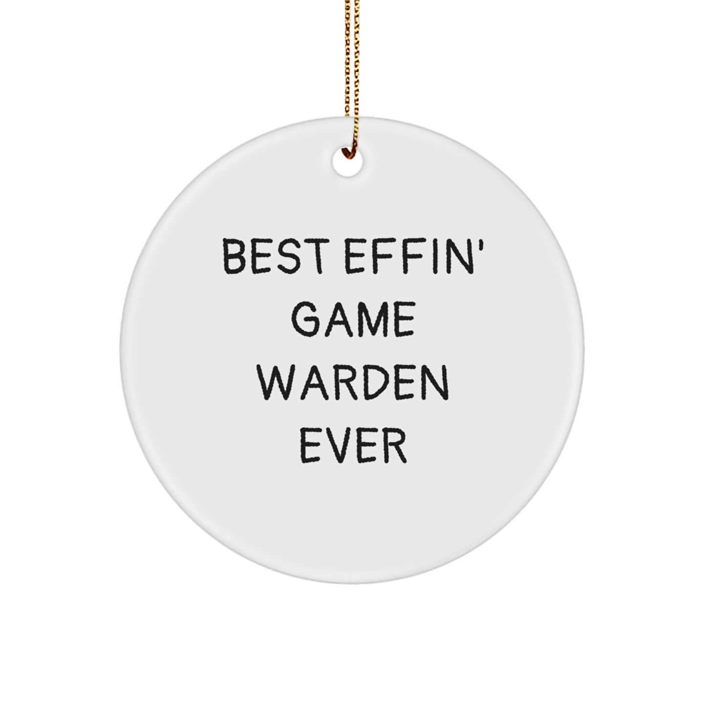 Game Warden Keepsake Christmas Ornament for Him Gift - Image 1