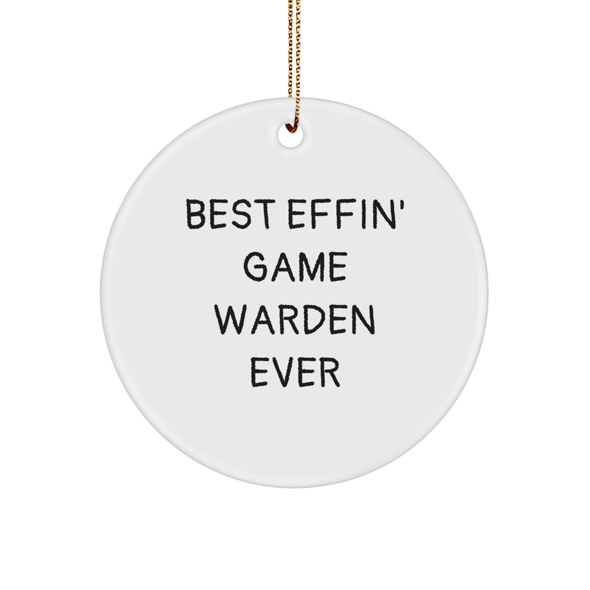 Game Warden Keepsake Christmas Ornament for Him Gift - Image 1