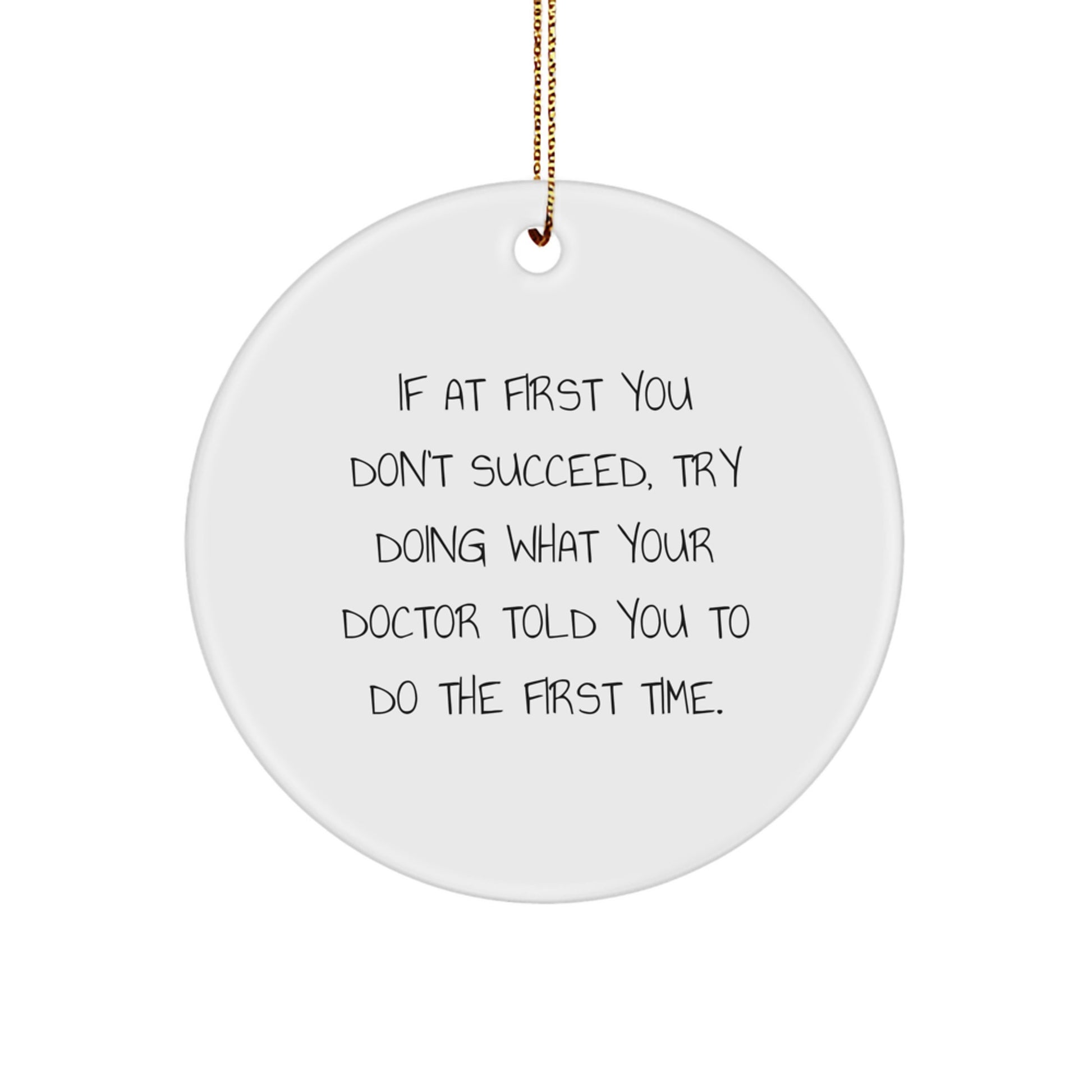 Doctor Keepsake Christmas Ornament for Him Gift - Image 1