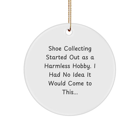 Favorite Christmas Ornament Gift for Kids Humorous Shoe Collecting Hobby - Image 1