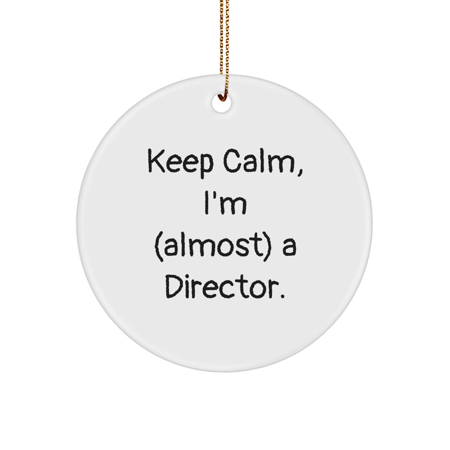 Director Circle Ornament Christmas Gift for Coworkers Idea - Image 1