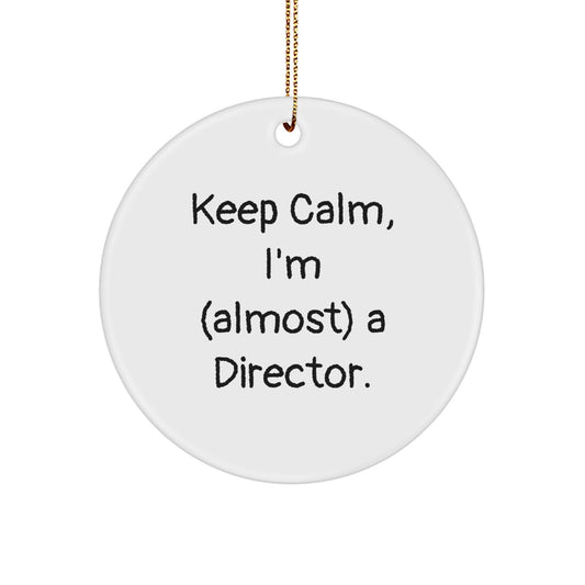 Director Circle Ornament Christmas Gift for Coworkers Idea - Image 1