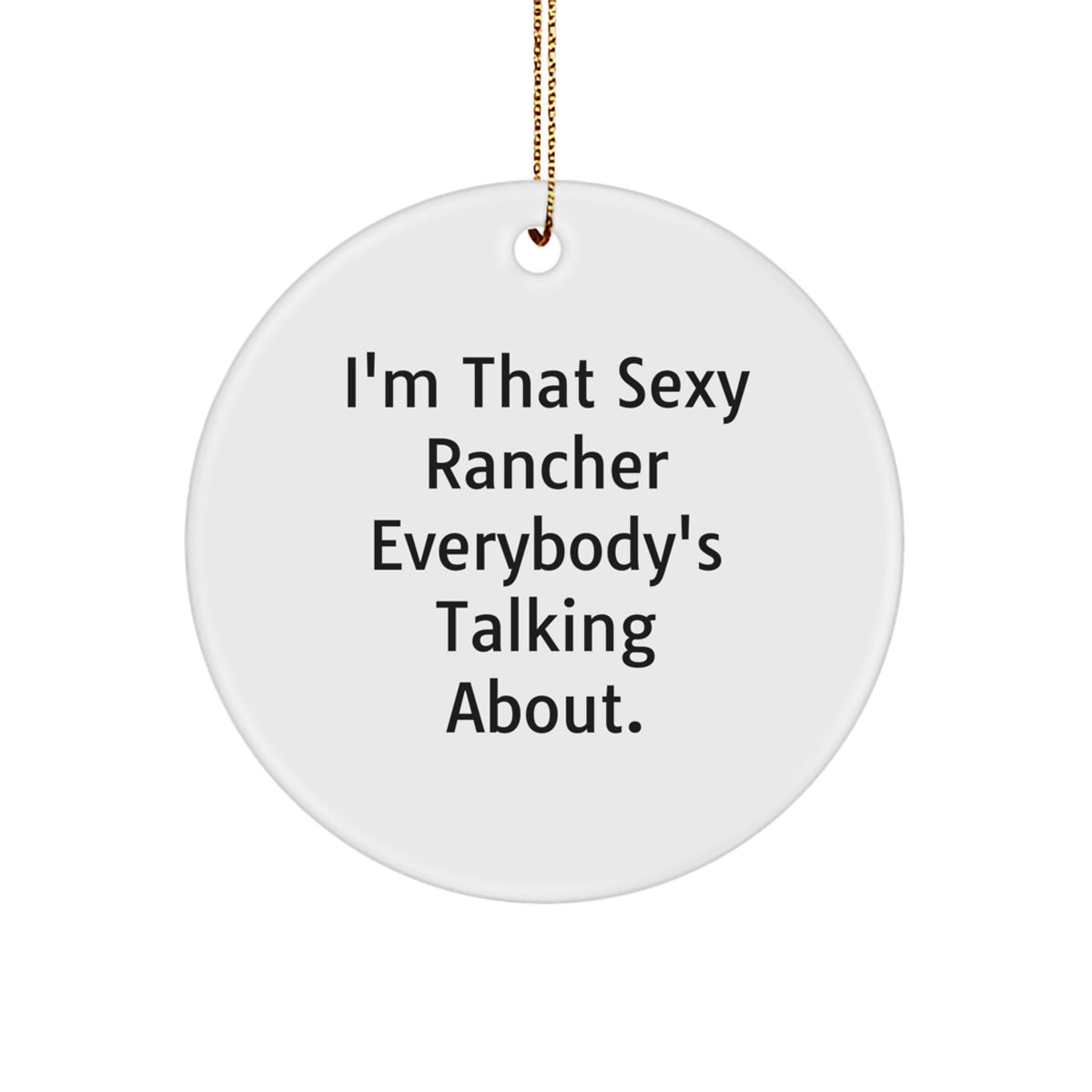 Rancher Christmas Ornament Surprise for Teens Gift - Image 1