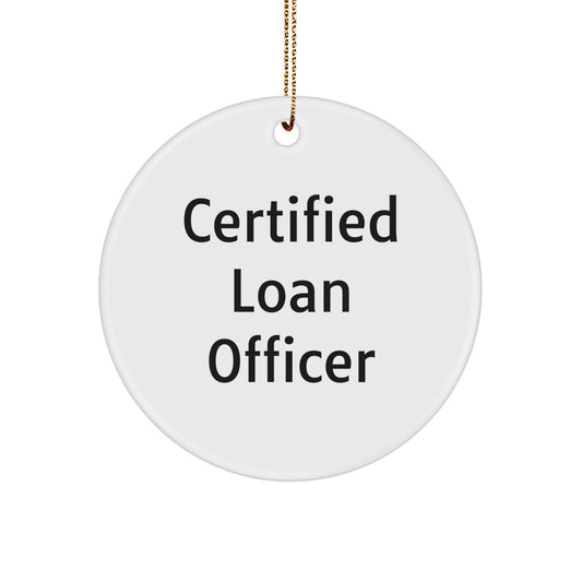 Funny Certified Loan Officer Gifts from Men to Loan Officer Christmas Unique Gifts for Loan Officer Friends - Image 1