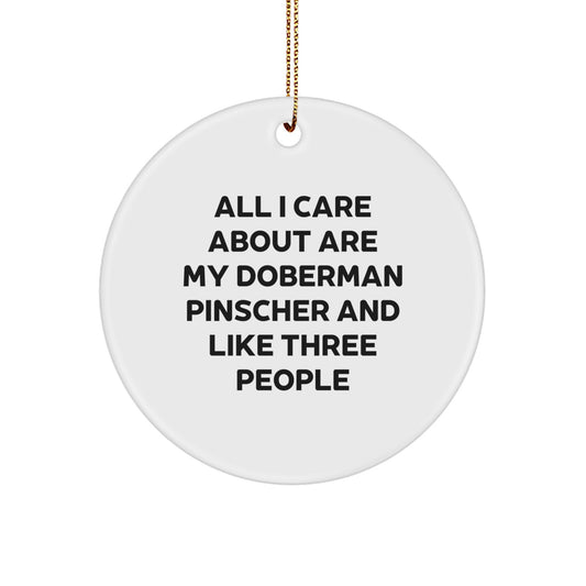 Doberman Pinscher Dog Lovers Christmas Unique Gifts from Friends and Family - Image 1