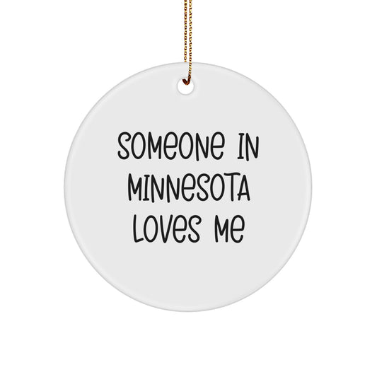 Minnesota Christmas Ornaments Gifts from Family Friends Men Women for Minnesota Lover - Image 1