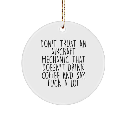 Funny Aircraft Mechanic Gifts for Christmas Unique Gifts from Friends to Aircraft Mechanic Men - Image 1