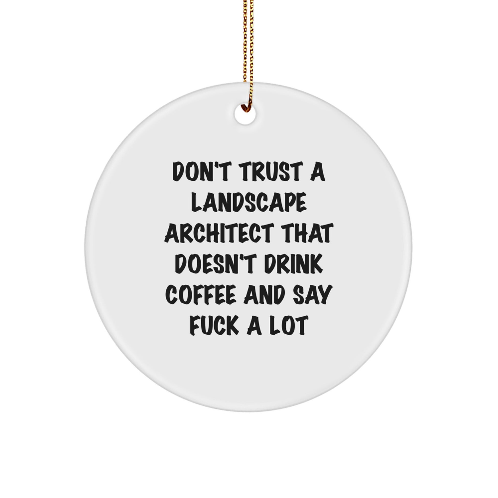 Landscape Architect Christmas Ornament Keepsake for Him Gift - Image 1