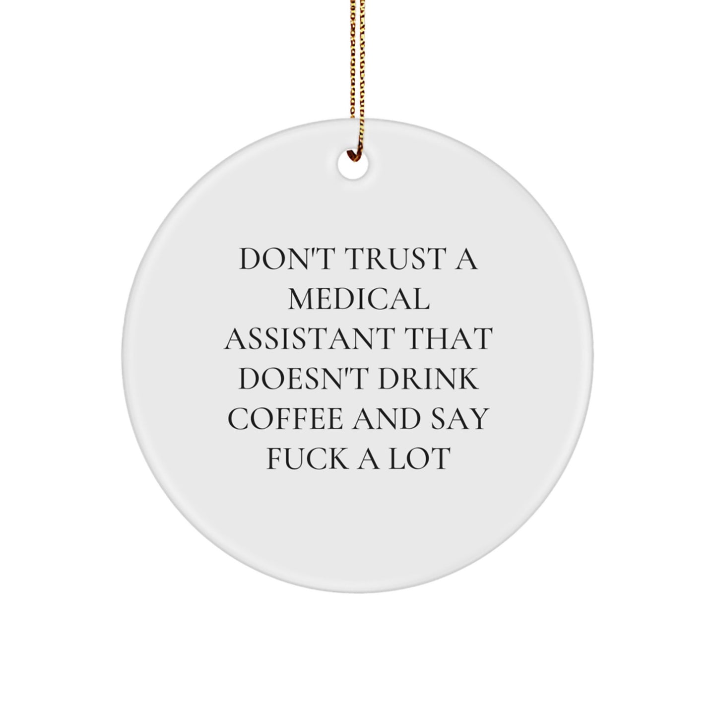Medical Assistant Keepsake Christmas Ornament for Him Gift - Image 1