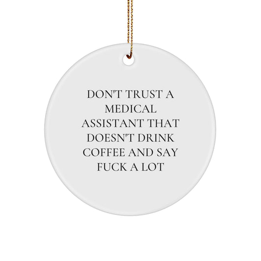 Medical Assistant Keepsake Christmas Ornament for Him Gift - Image 1