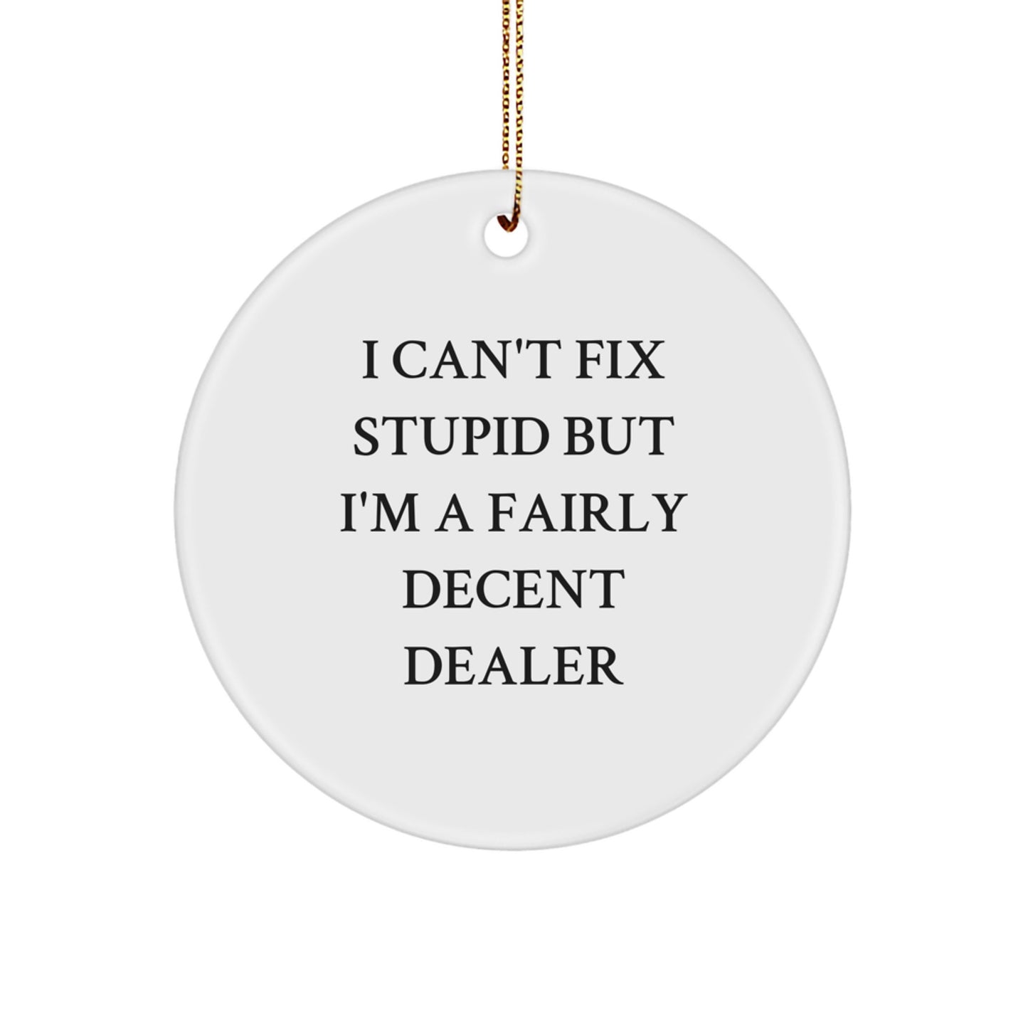 Dealer Keepsake Christmas Ornament for Him Gift - Image 1