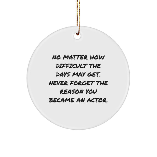 Joyful Surprise Actor Christmas Ornament Favorite Kids Bright Gift - Image 1