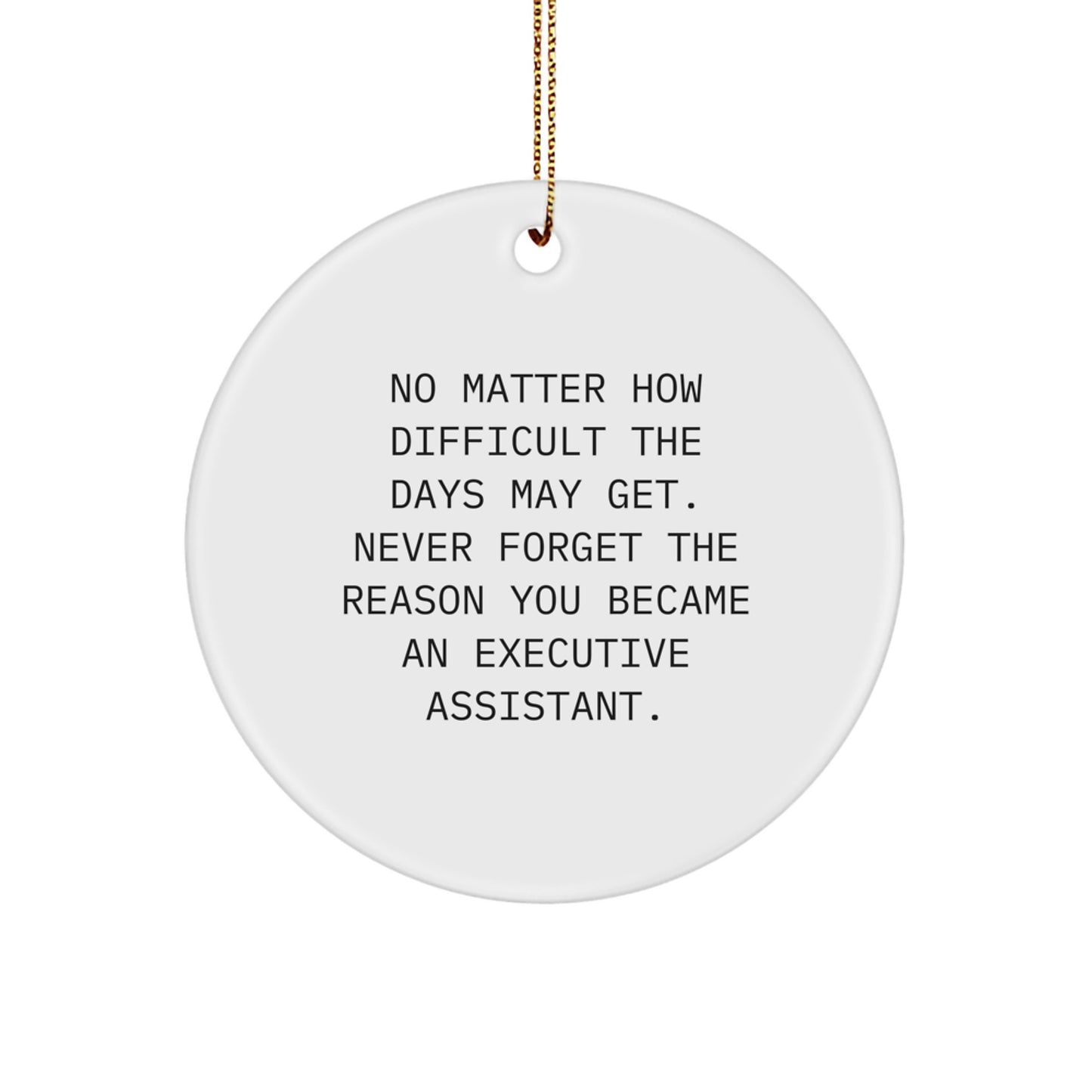 Executive Assistant Keepsake Christmas Ornament for Him Gift - Image 1