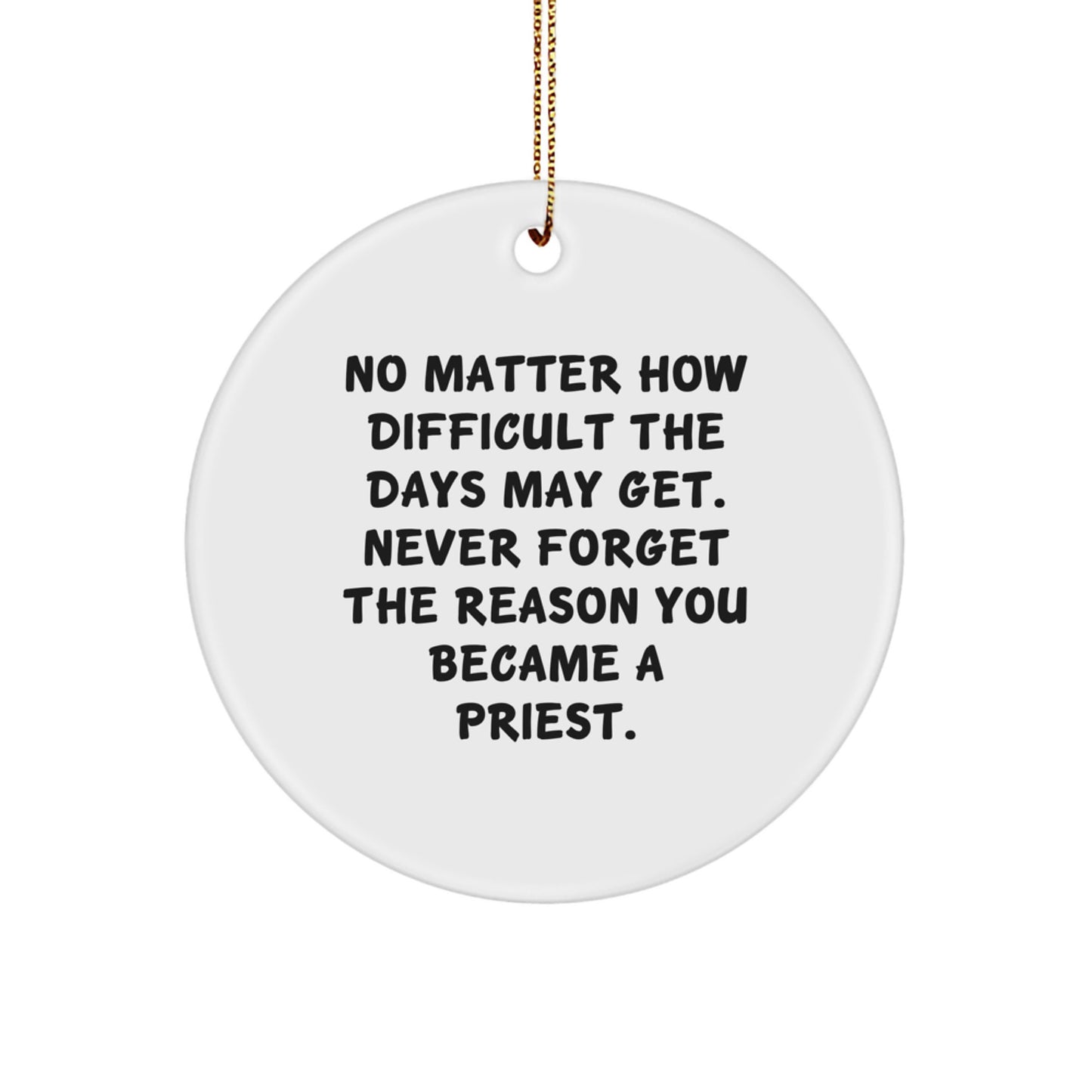 Funny Inspirational Priest Gifts from Men to Priest on Christmas Unique Gifts - Image 1