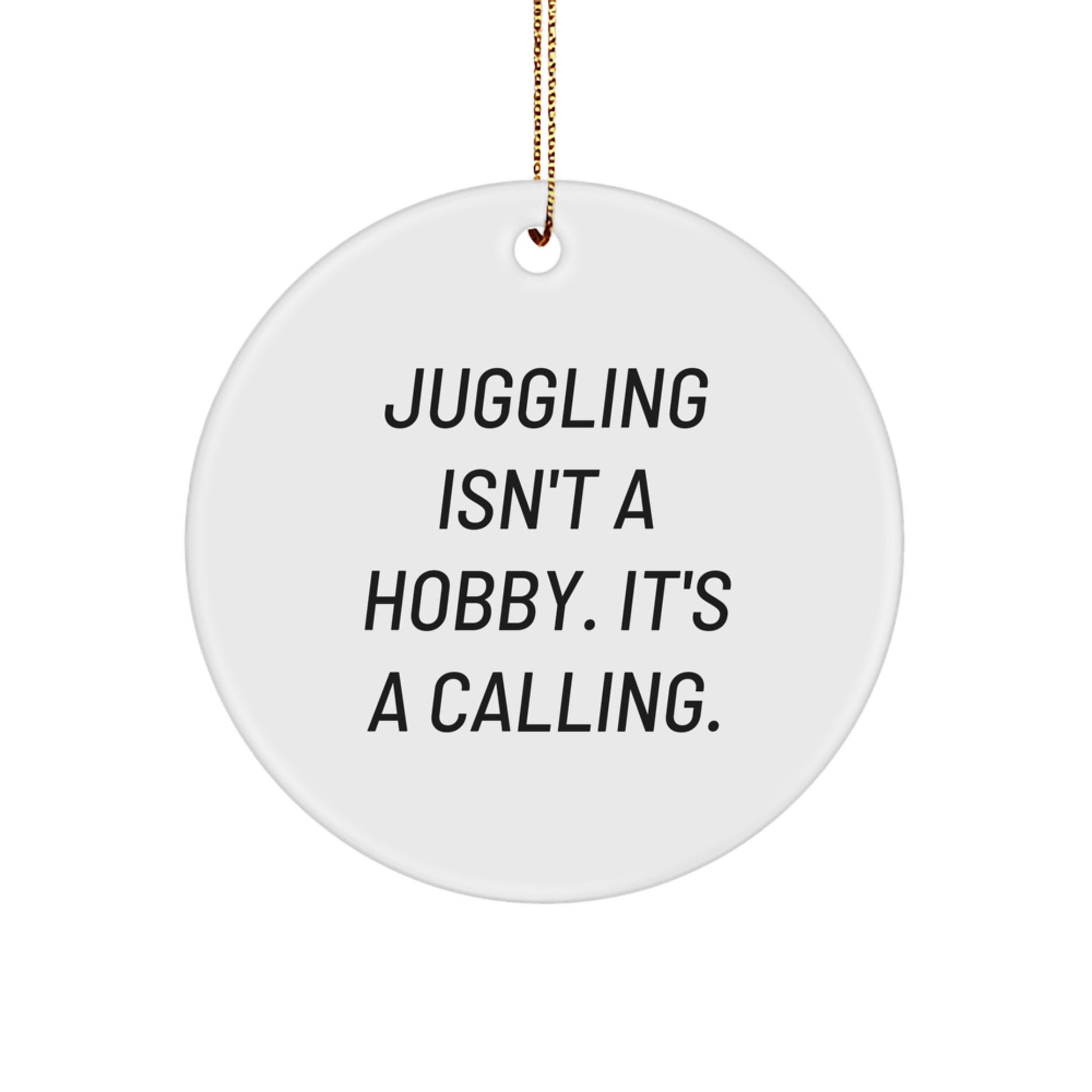 Juggling Inspired Circle Ornament Gifts from Family and Friends for Christmas - Image 1