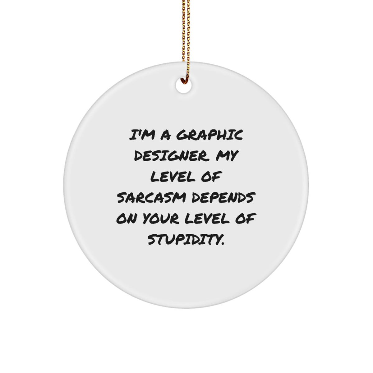 Graphic Designer Christmas Ornament Christmas Unique Gift for Her Present - Image 1