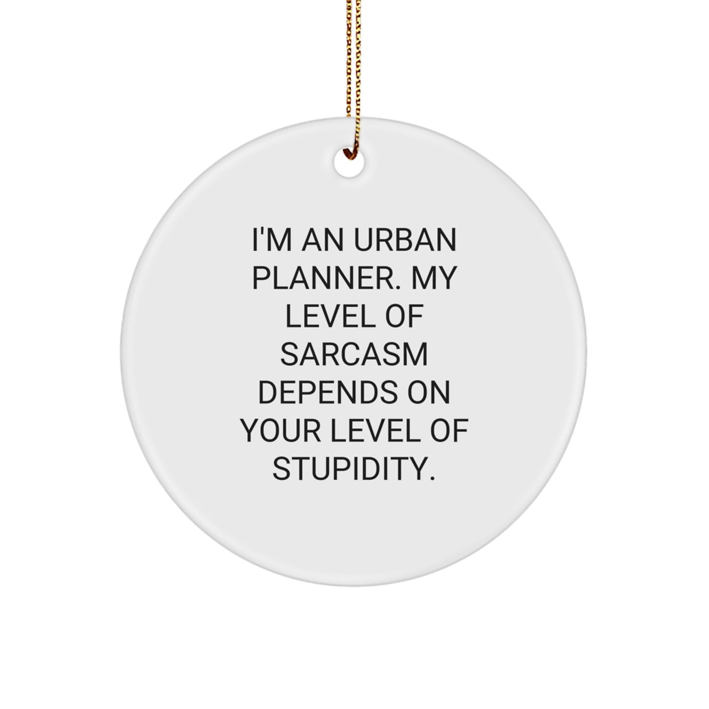 Urban Planner Christmas Ornament for Him Gift I'm an Urban Planner - Image 1