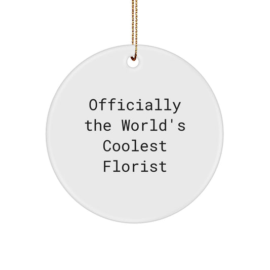 Funny Circle Ornaments for Florists Gifts from Friends - Image 1