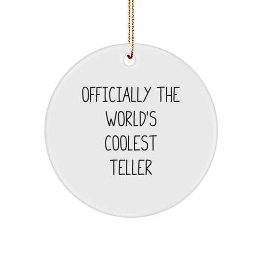 Funny Teller Circle Ornament Gifts from Friends, Perfect for Christmas Unique Gifts - Image 1