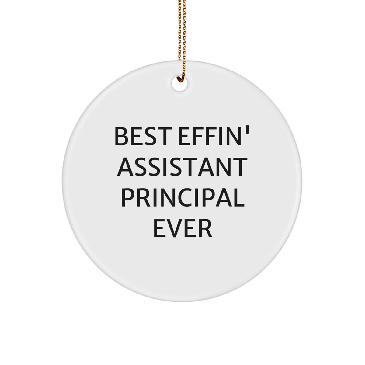 Family Assistant Principal Ornament Gift Best Effin' Principal Ever - Image 1