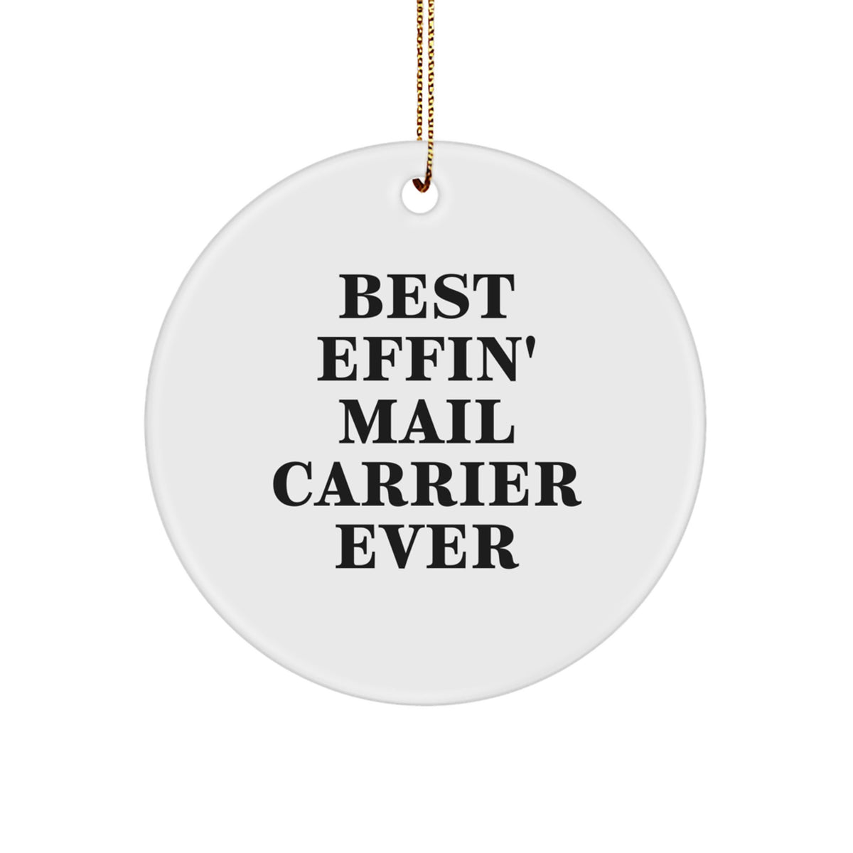 Mail Carrier Keepsake Holiday Christmas Ornament for Him Gift - Image 1