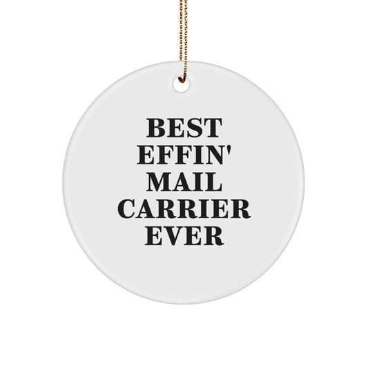 Mail Carrier Keepsake Holiday Christmas Ornament for Him Gift - Image 1