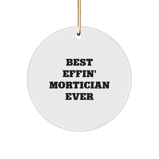 Mortician Keepsake Christmas Ornament for Him Gift Celebrate the Fun - Image 1
