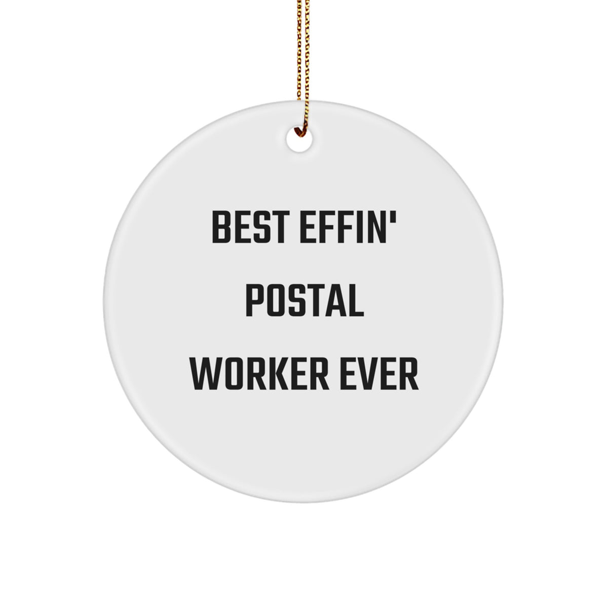 Postal Worker Keepsake Christmas Ornament for Him Gift - Image 1