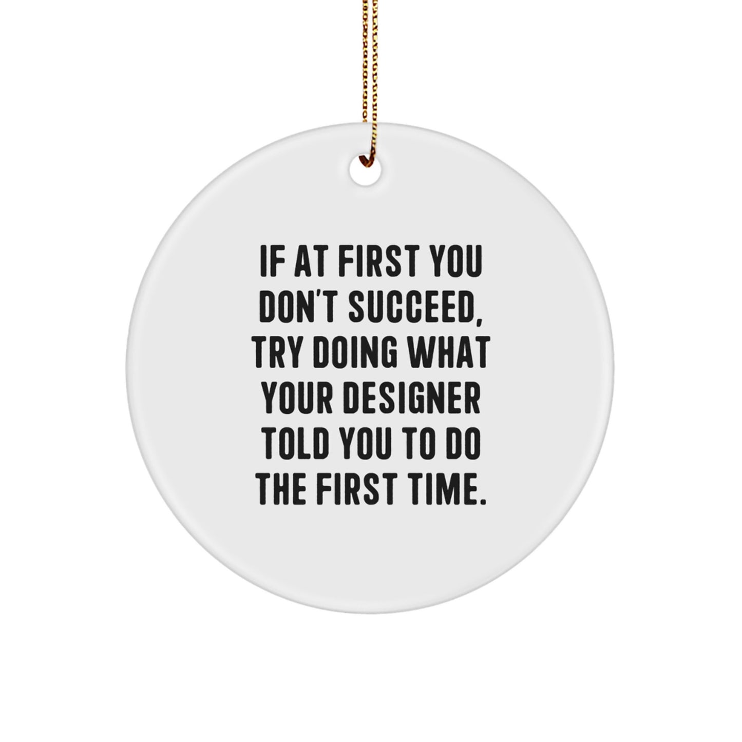 Designer Christmas Ornament Keepsake for Him Gift – Holiday Surprise - Image 1