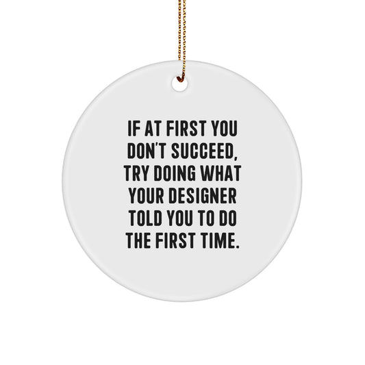 Designer Christmas Ornament Keepsake for Him Gift – Holiday Surprise - Image 1