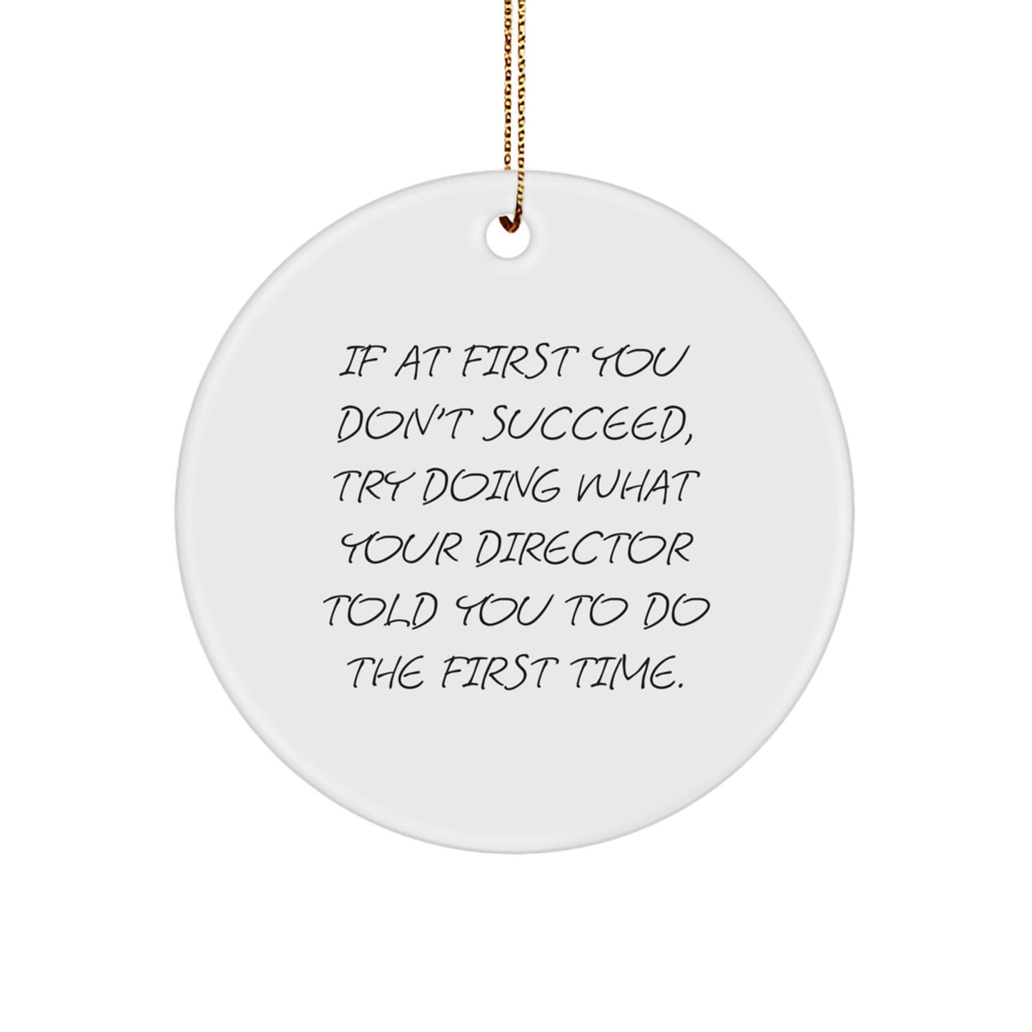 Christmas Gift for Her Director Keepsake Ornament Present - Image 1