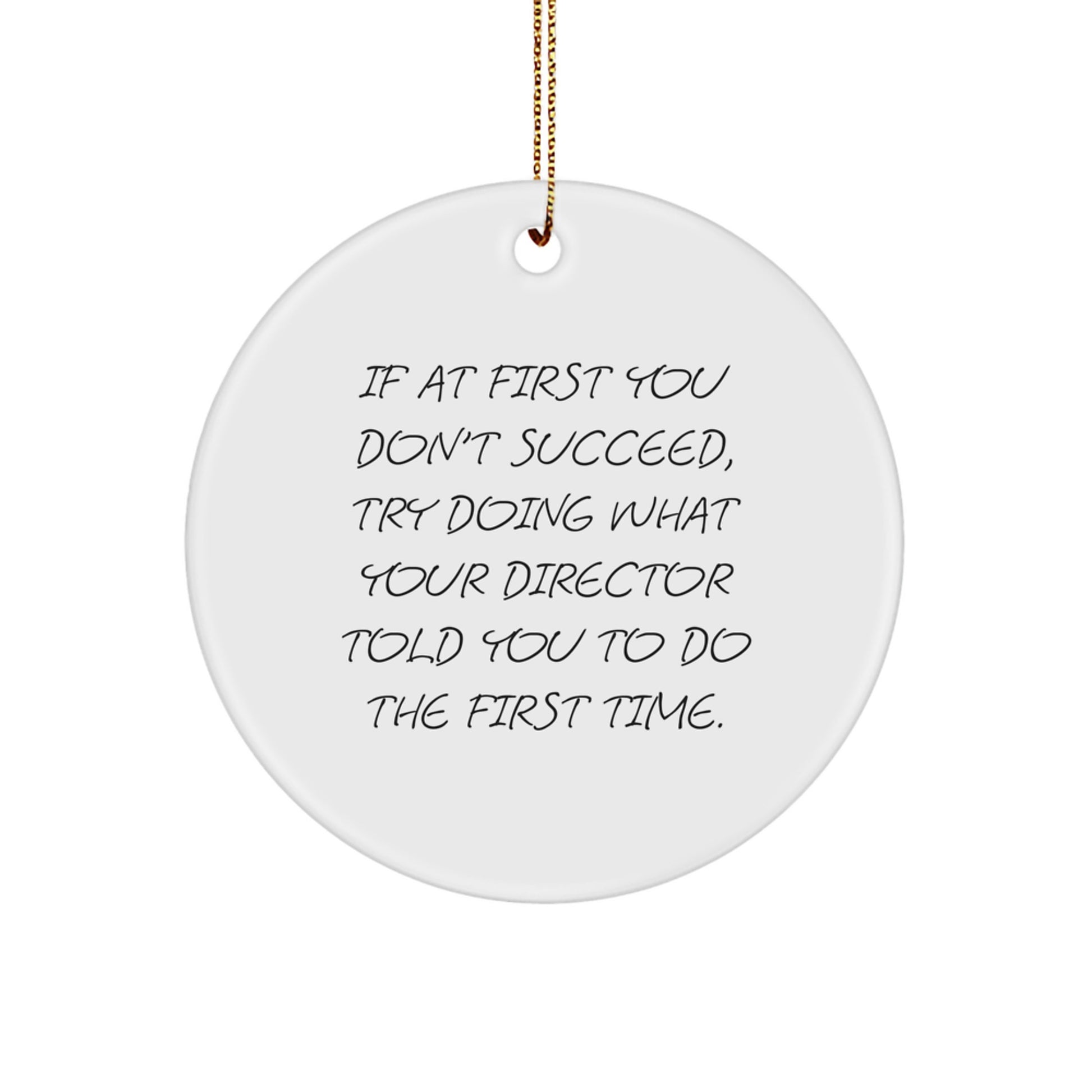 Christmas Gift for Her Director Keepsake Ornament Present - Image 1