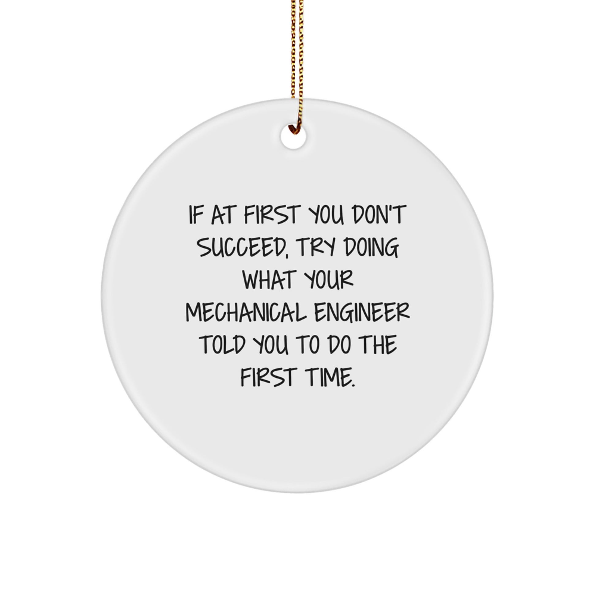 Christmas Gift for Her Mechanical Engineer Keepsake Ornament - Image 1