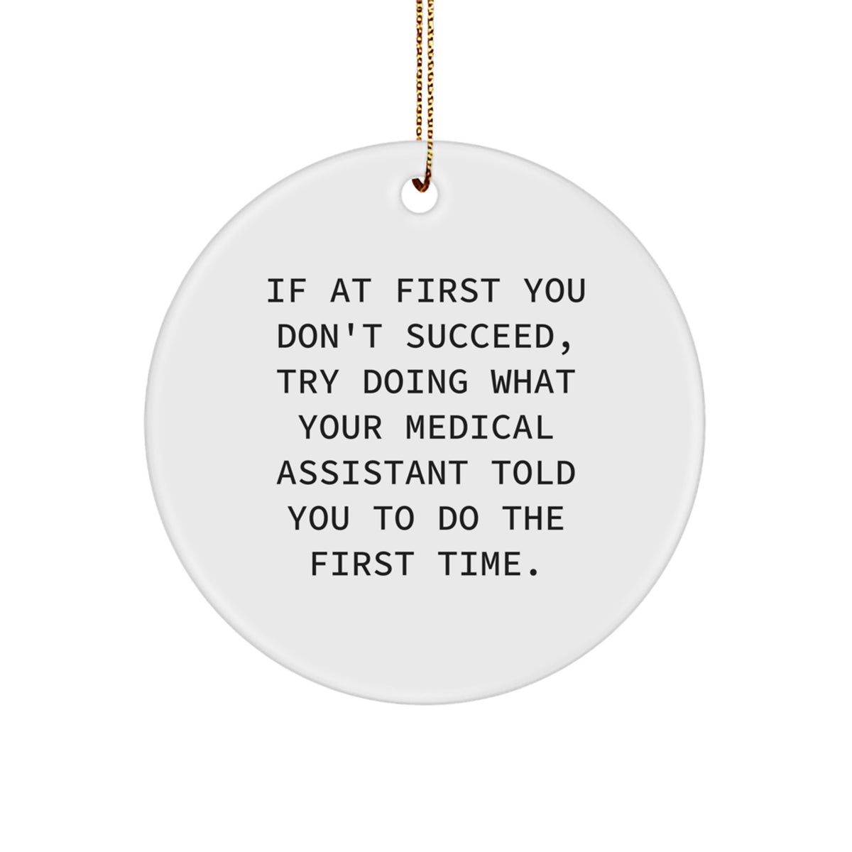 Medical Assistant Christmas Ornament Keepsake for Him Gift - Image 1