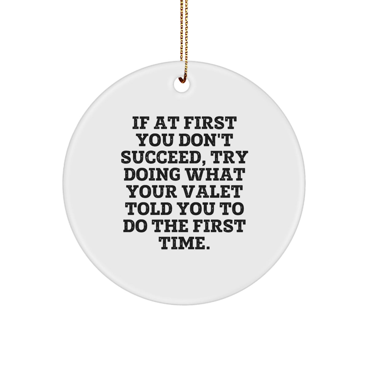 Christmas Gift for Her Valet Circle Ornament Keepsake Present - Image 1